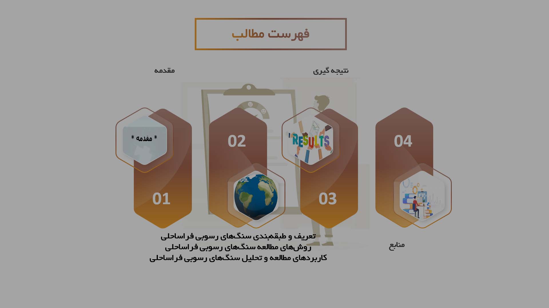 پاورپوینت مطالعه و تحلیل سنگ‌های رسوبی فراساحلی